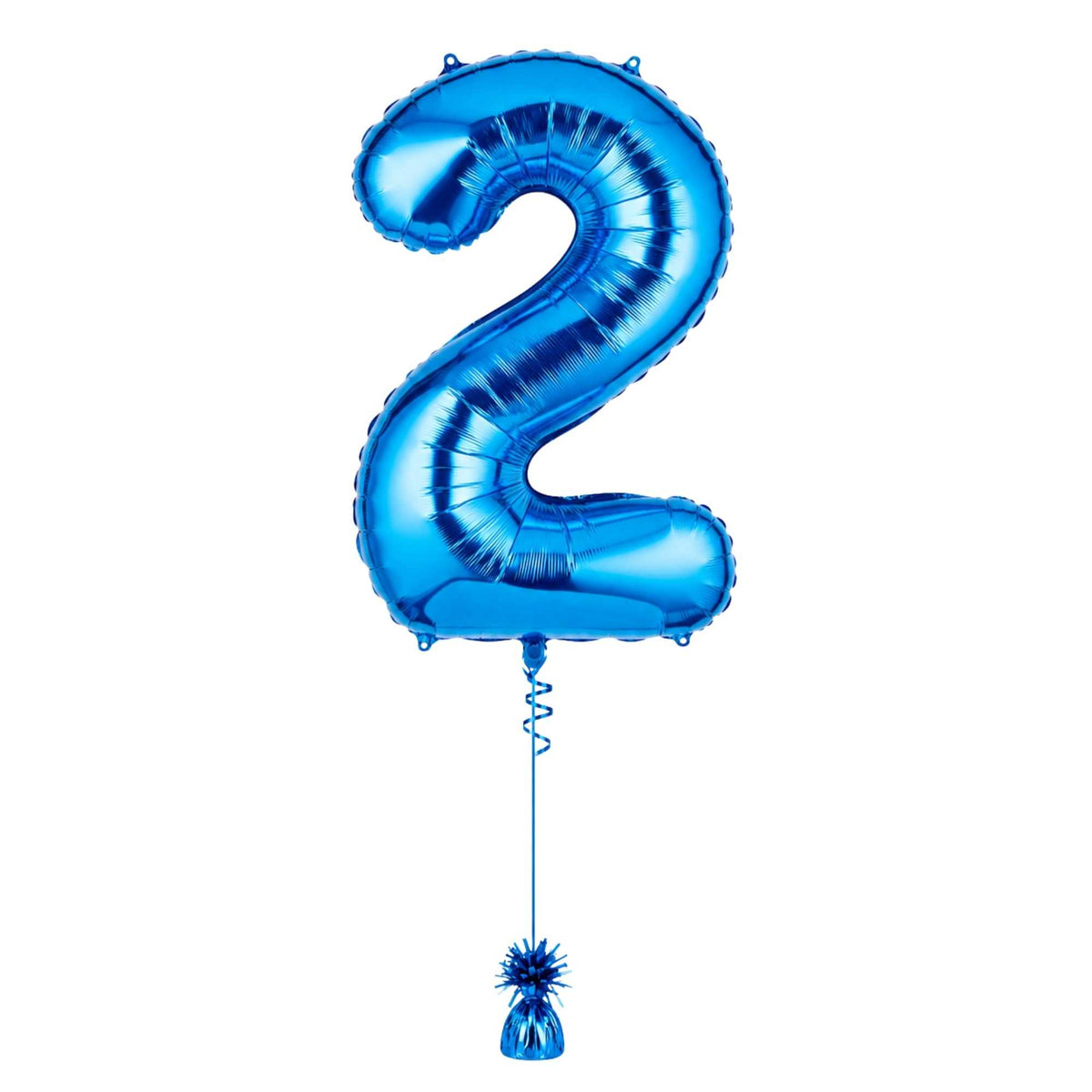 Balloonify Blue Mylar Number 2 Balloon - 40" - 1 count box