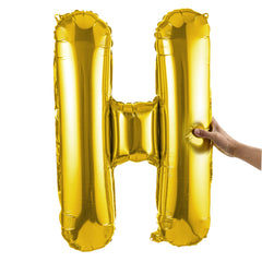 Balloonify Gold Mylar Letter H Balloon - 40