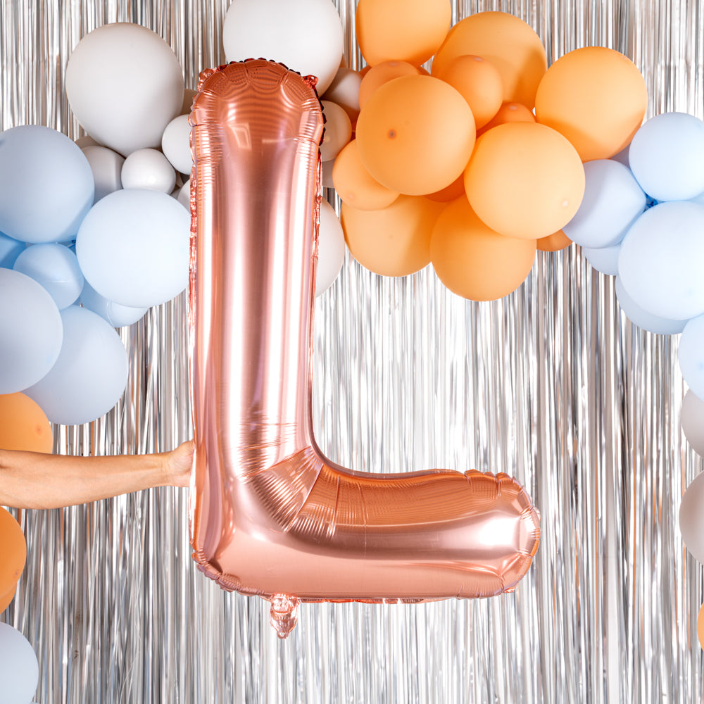 Balloonify Rose Gold Mylar Letter L Balloon 40 1 Count Box balloonify-rose-gold-mylar-letter-l-balloon-40-1-count-box