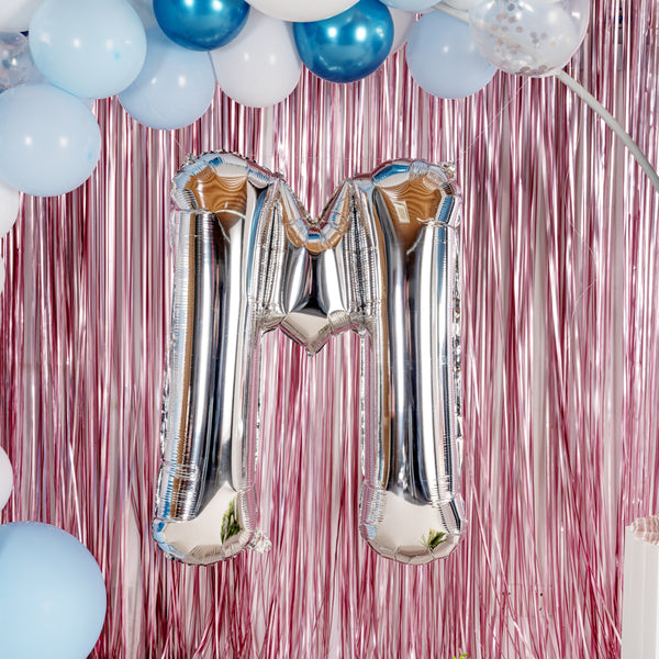 A Jumbo Giant 40 Letter N Foil Balloon - Flat in Silver A Jumbo Giant 40 Letter N Foil Balloon - Flat in Silver