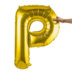 Balloonify Gold Mylar Letter P Balloon - 40