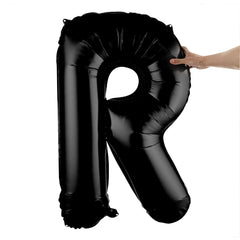 Balloonify Black Mylar Letter R Balloon - 40