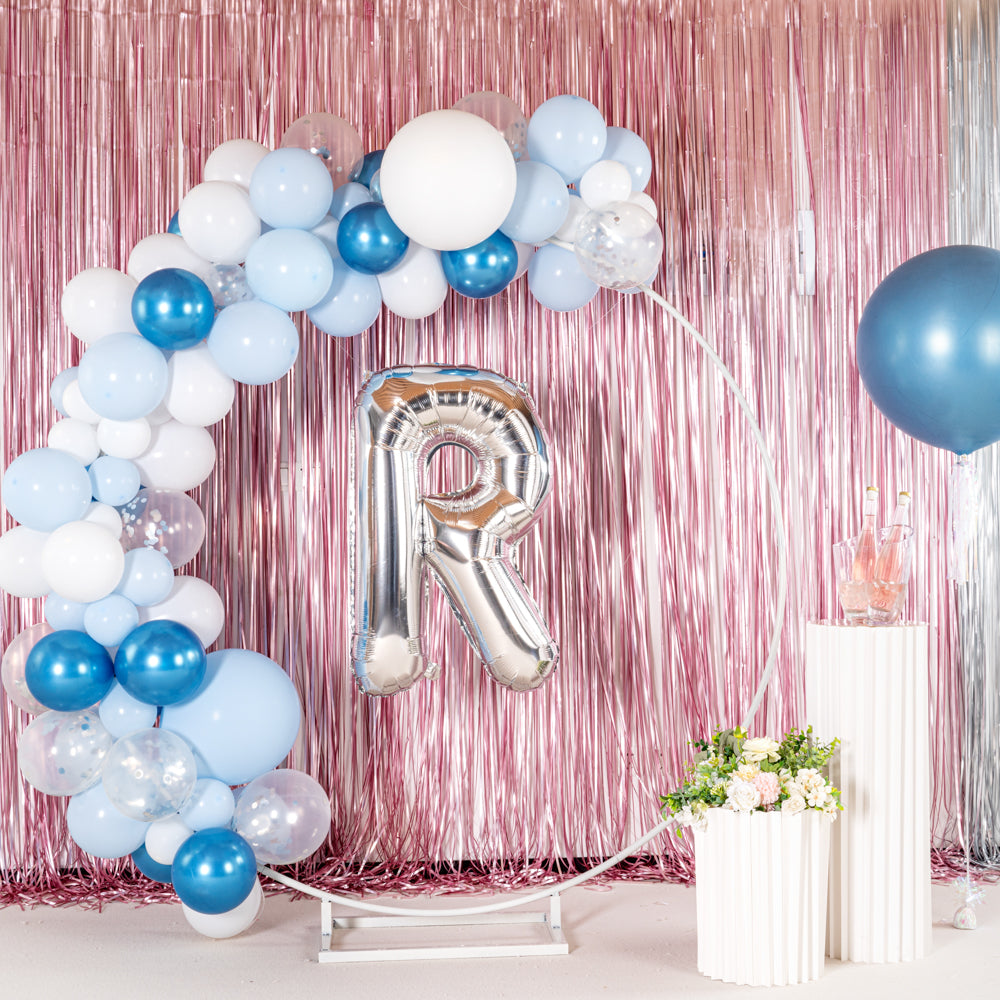 Balloonify Silver Mylar Balloon Letter R - 40