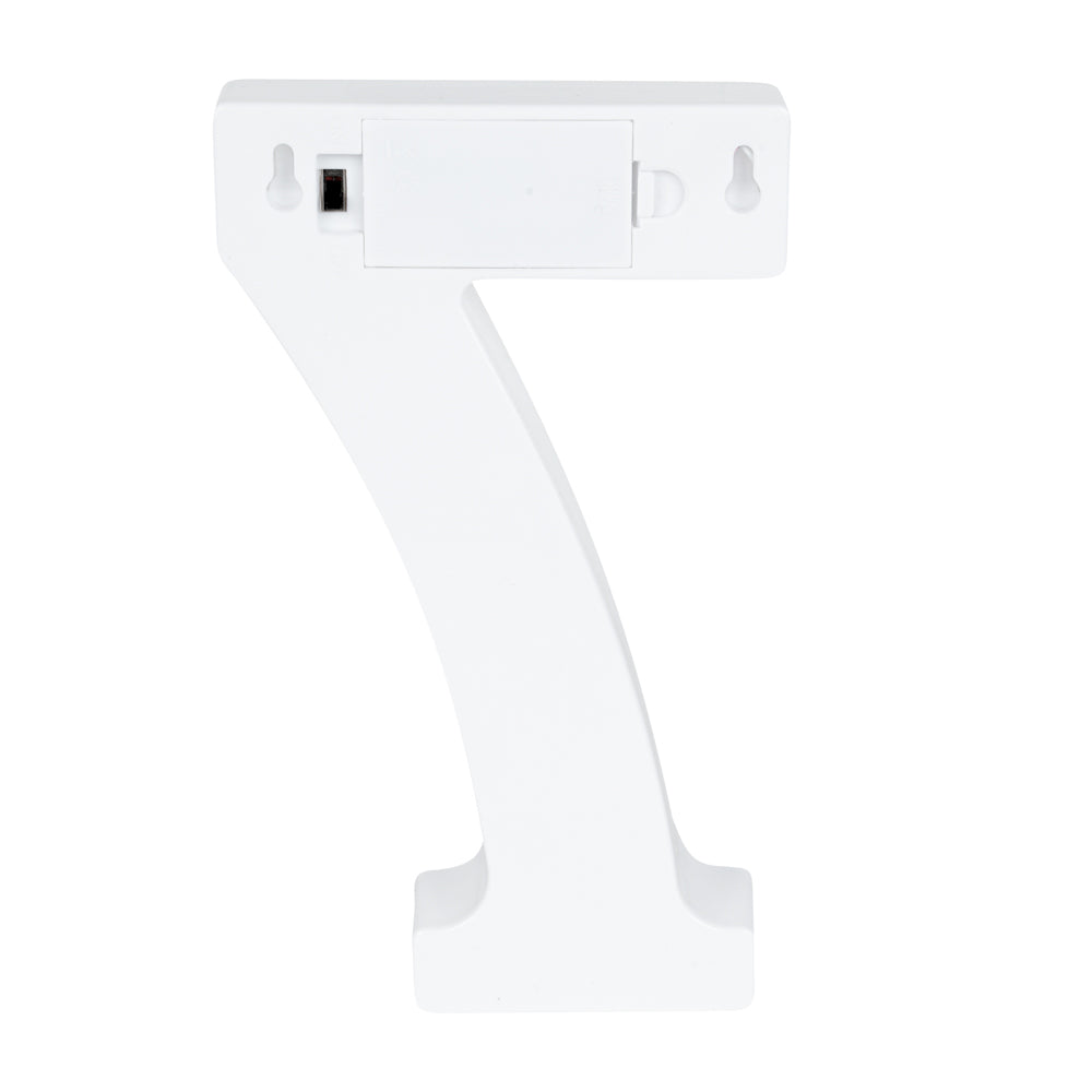 Illumify White LED Marquee Number 7 Sign - 8 3/4