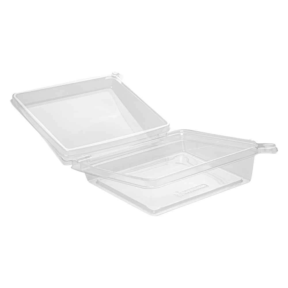 Tamper Tek Rectangle Clear Plastic Sandwich / Pinwheel Container - with ...
