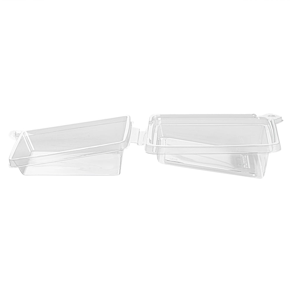 Tamper Tek Rectangle Clear Plastic Sandwich Container - with Lid ...