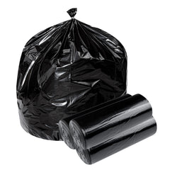 RW Clean 33 gal Black Plastic Trash Can Liner - Medium-Duty, 1.1 mil - 100 count box