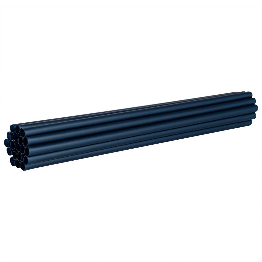 Basic Nature Midnight Blue PLA / PBAT Plastic Straw - Compostable - 8 1/4" - 4000 count box