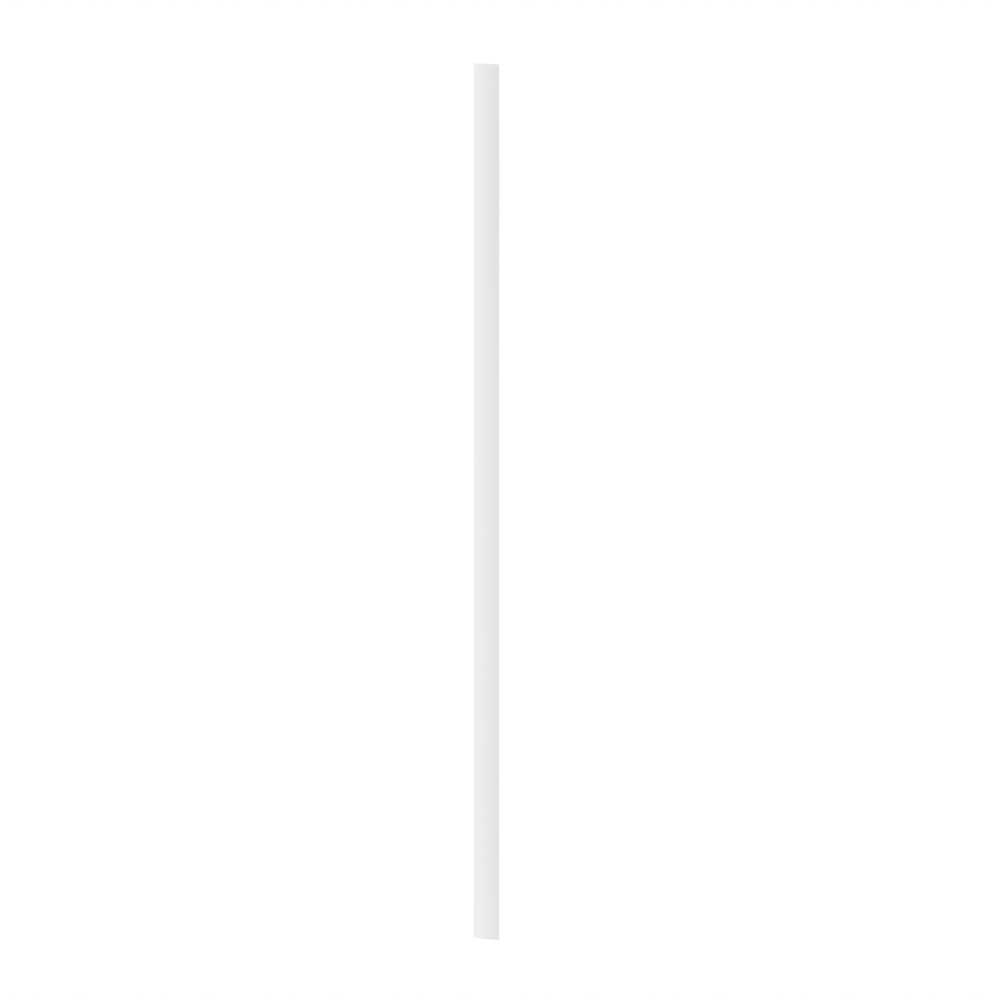 Basic Nature White PLA / PBAT Plastic Straw - Wrapped, Compostable - 8 1/4" - 4000 count box