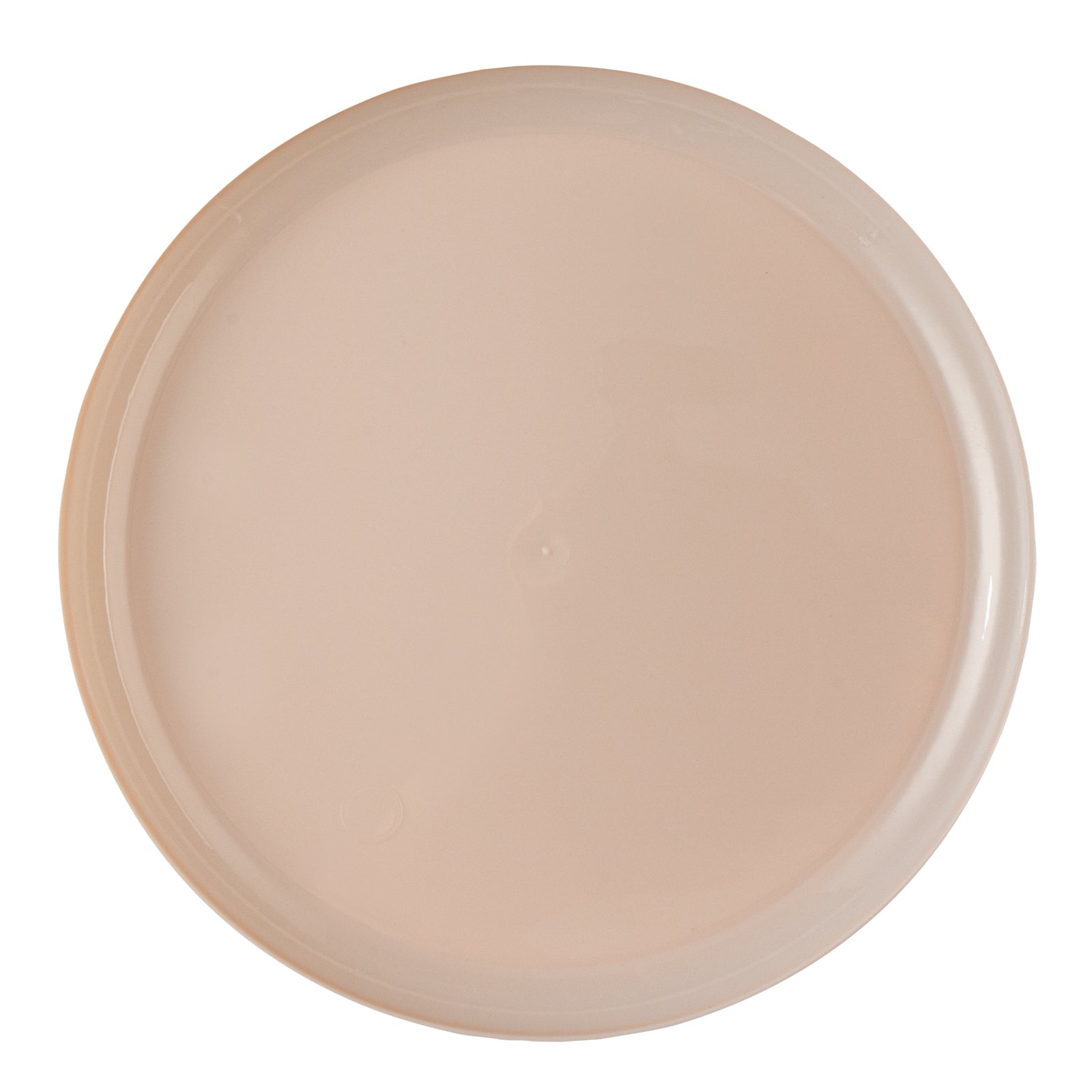 Moderna Round Light Pink Plastic Plate - 6 1/4" x 6 1/4" x 1/2" - 200 ...