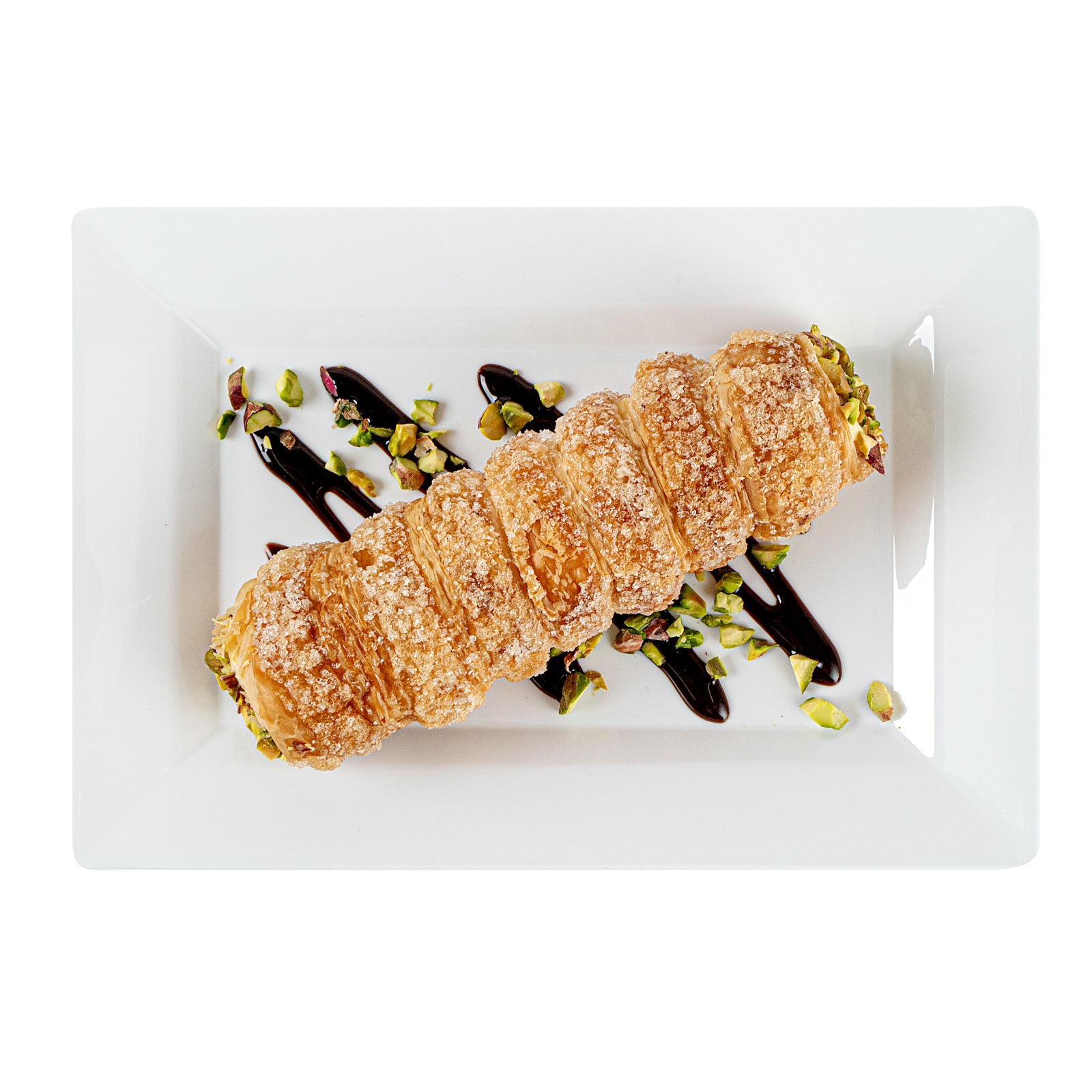 Moderna Rectangle White Plastic Plate - 7 1/2" x 5 1/4" x 1/2" - 100 ...