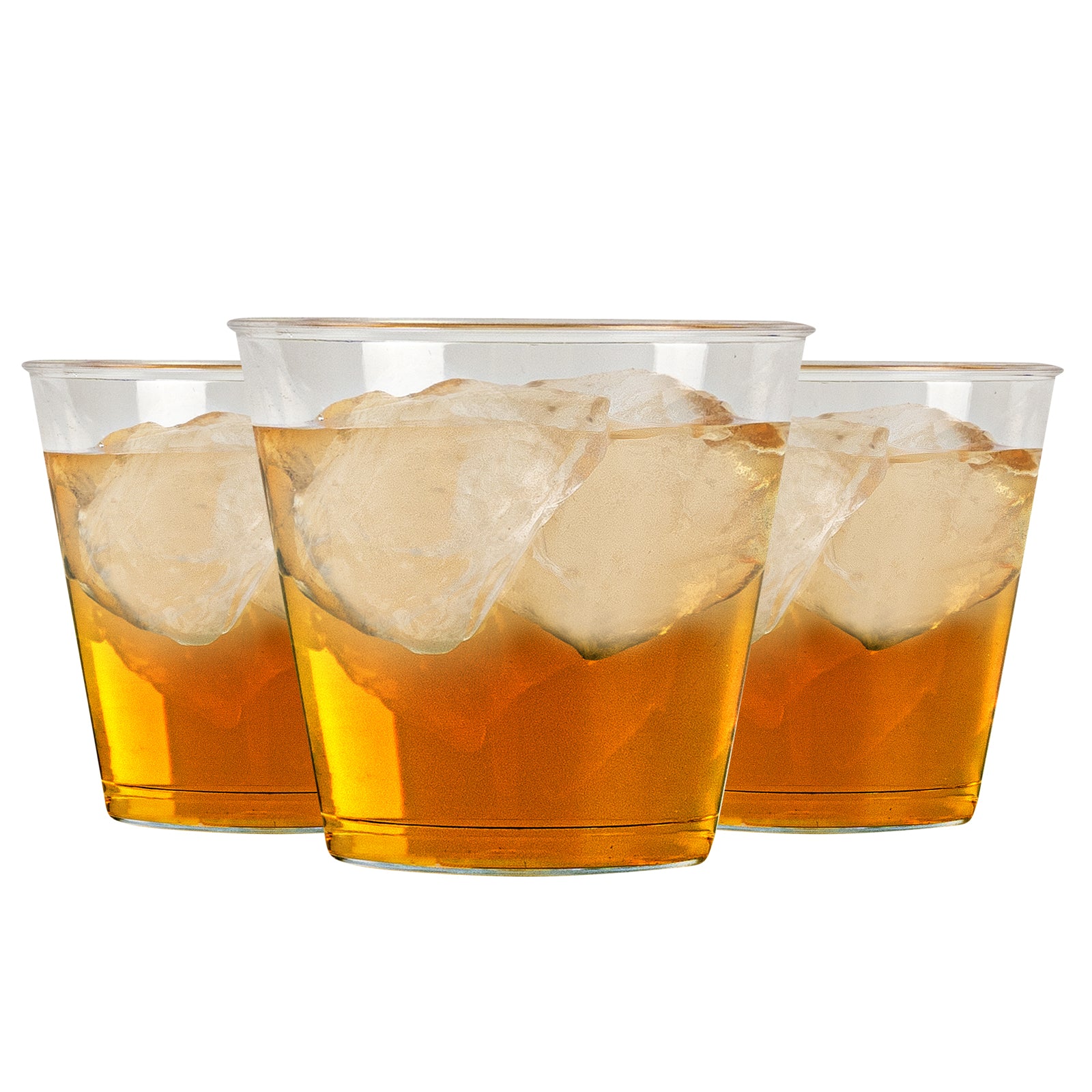 Chef 101 1 oz Clear Plastic Shot Glass - 1 3/4