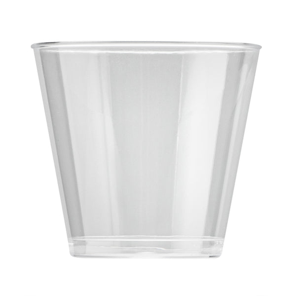 Bev Tek 1 oz Clear Plastic Shot Glass - 1 3/4