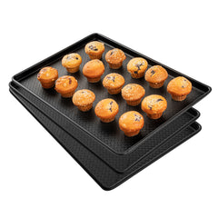 Chef 101 Rectangle Black Plastic Display Tray - 26