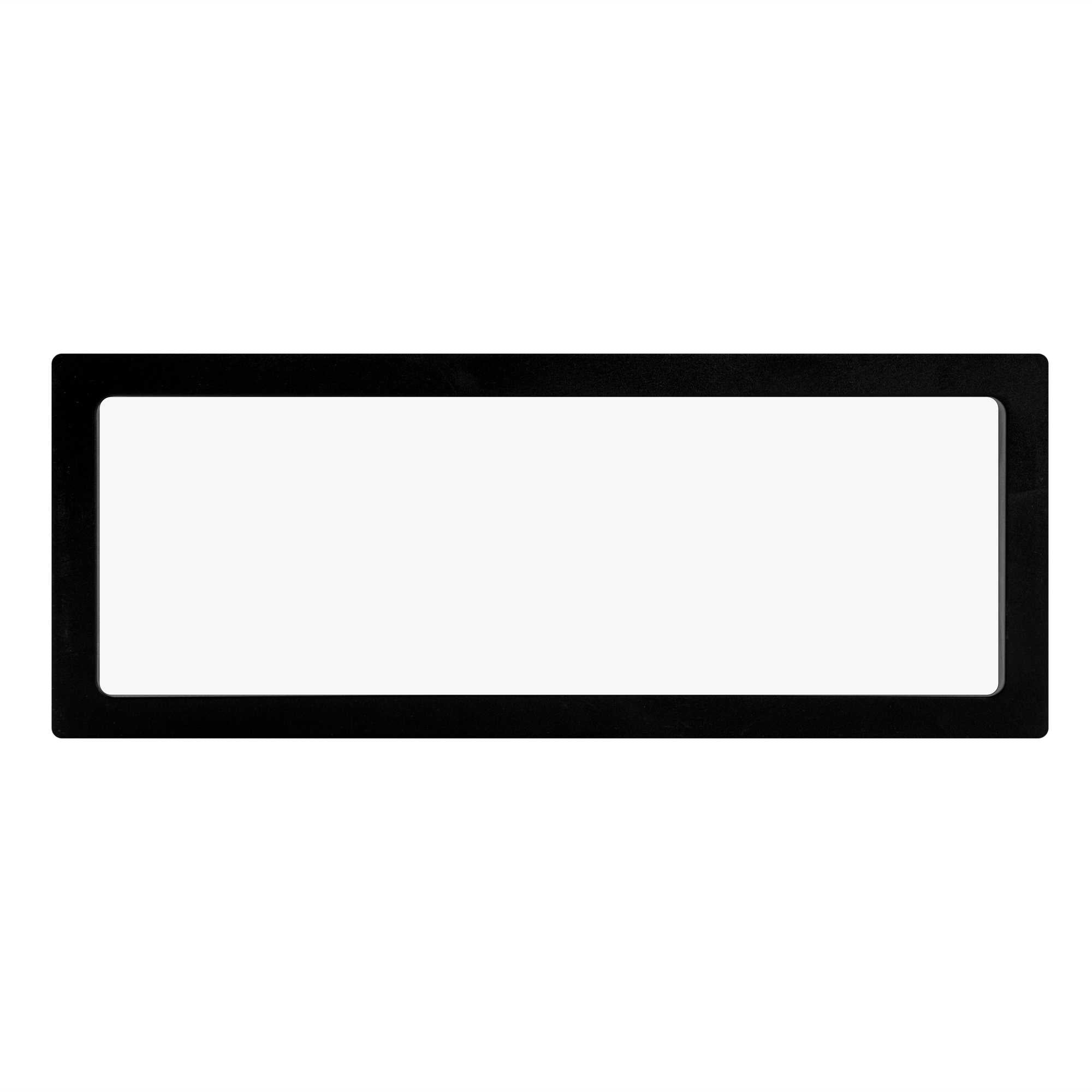 Display Tek Rectangle Black Plastic 3D Floating Display Case - 9" x 3 1/2" x 3/4" - 240 count box