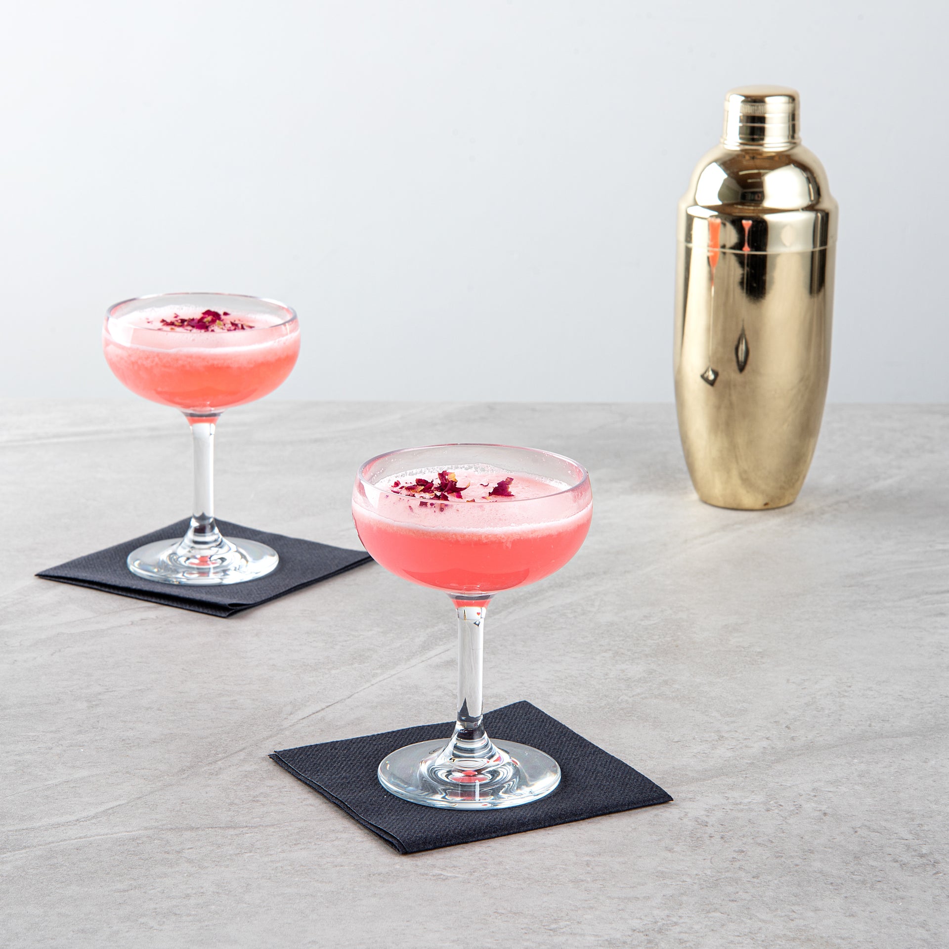 Bev Tek 7 oz Polycarbonate Champagne Coupe Glass - 3 3/4" x 3 3/4" x 5" - 6 count box