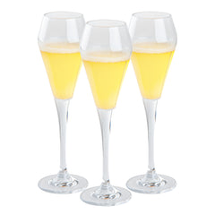 Bev Tek 7 oz Polycarbonate Champagne Flute - 2 3/4