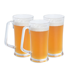 Bev Tek 17 oz Polycarbonate Beer Mug - 4 3/4