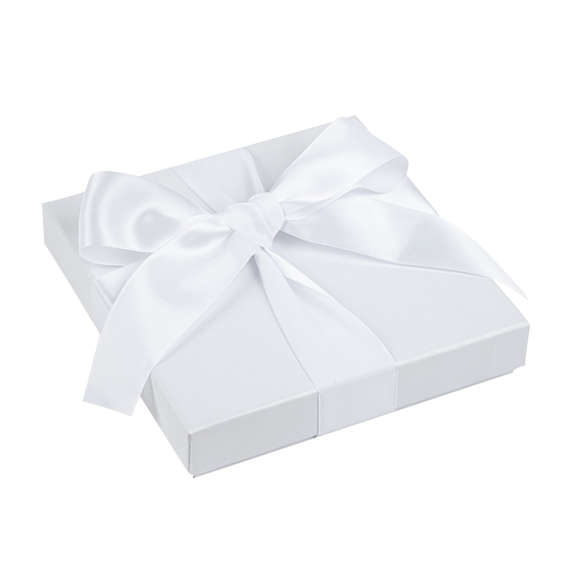 Gift Tek White Polyester Satin Ribbon - Single Face - 1 1/2" x 10 yds - 1 count box