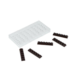 Pastry Tek Polycarbonate Break-Apart Candy / Chocolate Mold - 8-Compartment - 1 count box