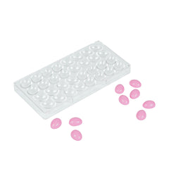 Pastry Tek Polycarbonate Egg Candy / Chocolate Mold - 32-Compartment - 1 count box