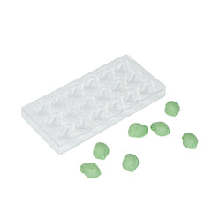 Pastry Tek Polycarbonate Sea Shell Candy / Chocolate Mold - 18-Compartment - 1 count box