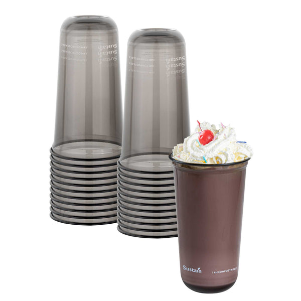 Restaurantware-Zero Waste 24 Ounce Drinking Cups, 1000 U-Shape Plastic Cups