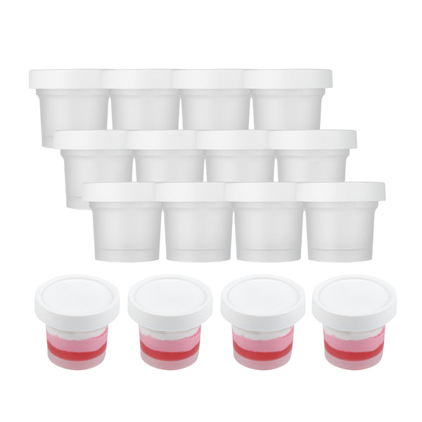 Mini Serve 5 oz Round Clear Plastic Dessert Cup - with Lid - 3'' x 3'' x 2  1/2'' - 100 count box