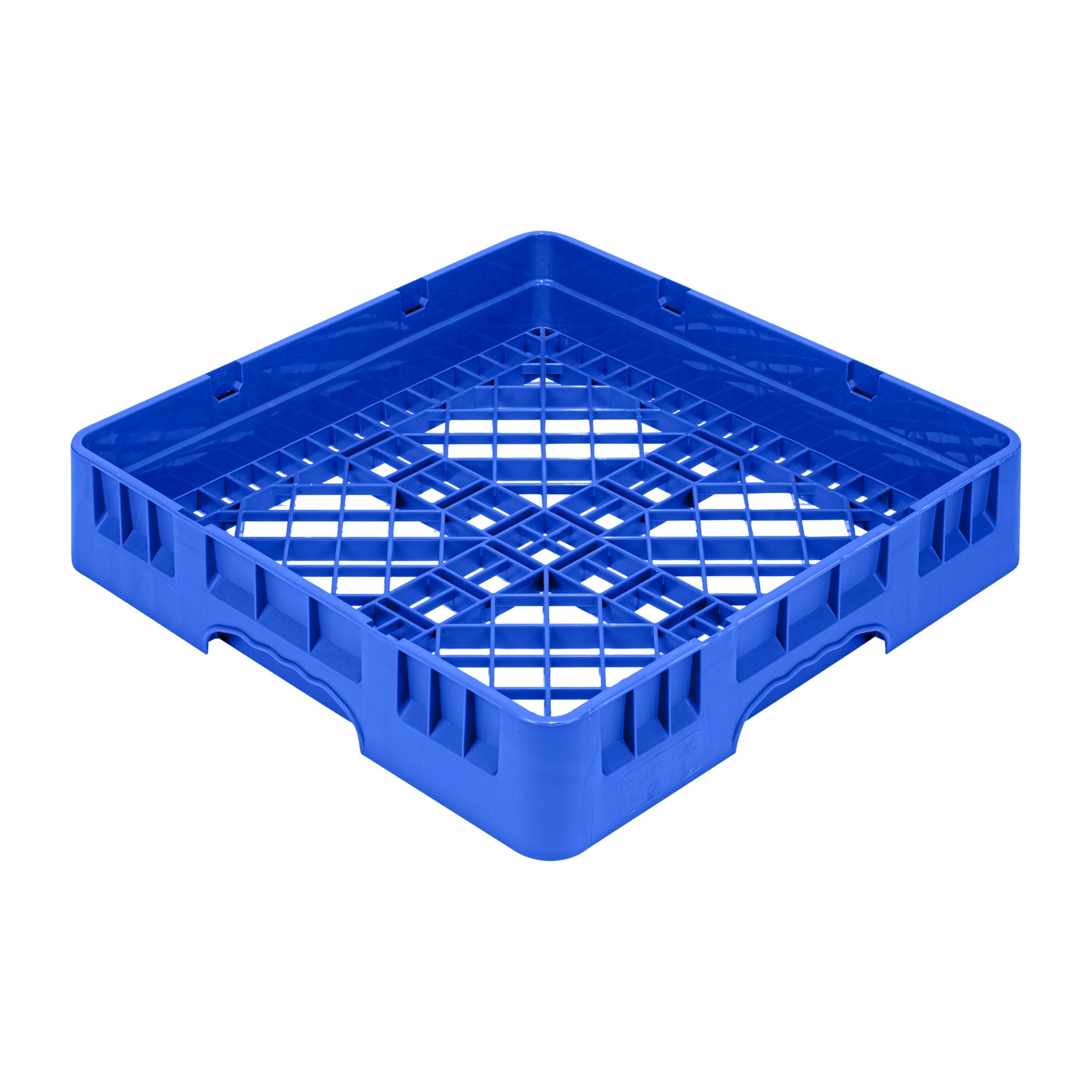 Clean Tek Professional Blue Base Rack - with Closed Sides - 19 3/4