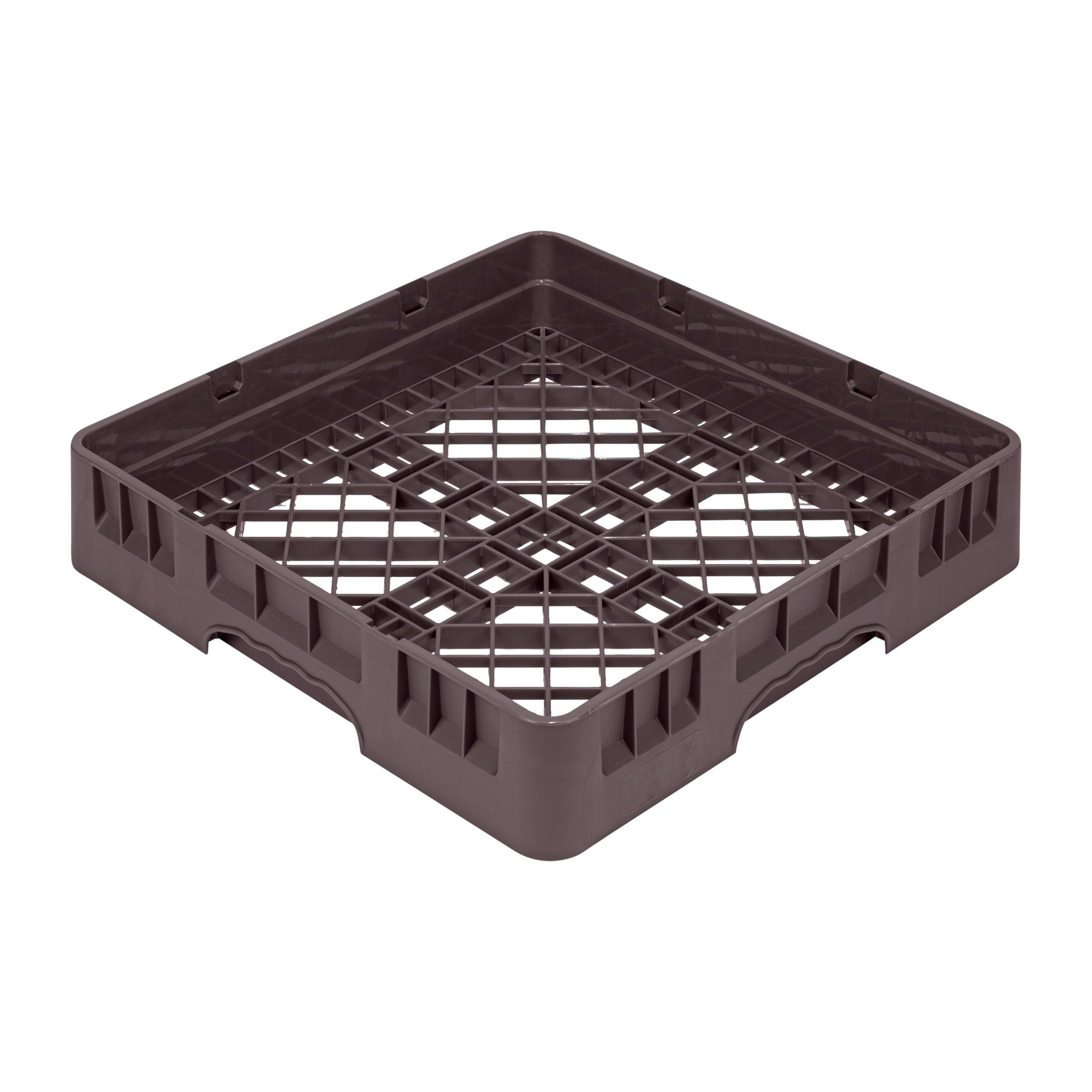 Brownwell Rack Clean Tek Professional Brown Base Rack - with Closed Sides - 19 3/4