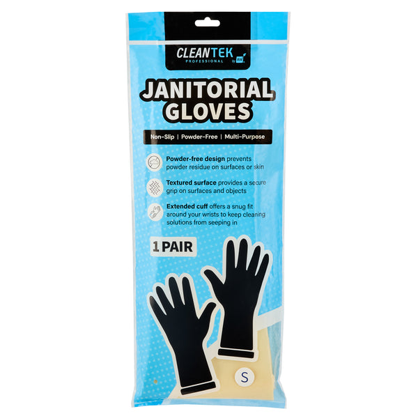 Clean Tek Professional Yellow Small Latex Gloves - 22 mil - 13