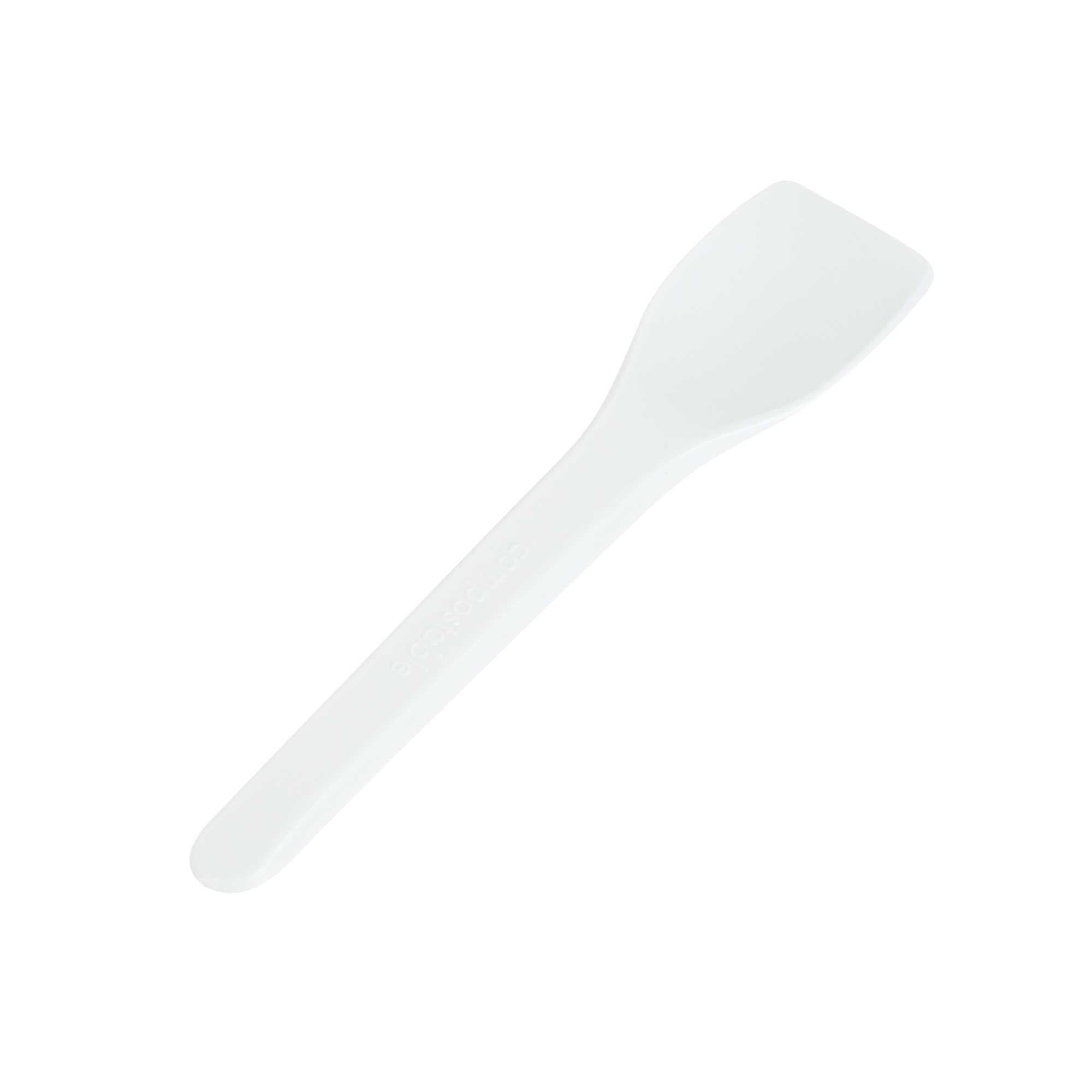 Basic Nature White CPLA Plastic Ice Cream Spoon - Heat-Resistant, Compostable - 4" - 4000 count box