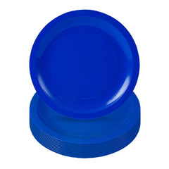 RW Kids Round Blue Plastic Plate - 9