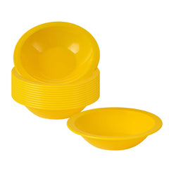 RW Kids 14 oz Round Yellow Plastic Bowl - 6 3/4