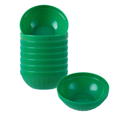 RW Kids 7 oz Round Green Plastic Bowl - 4