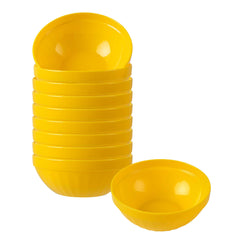 RW Kids 7 oz Round Yellow Plastic Bowl - 4