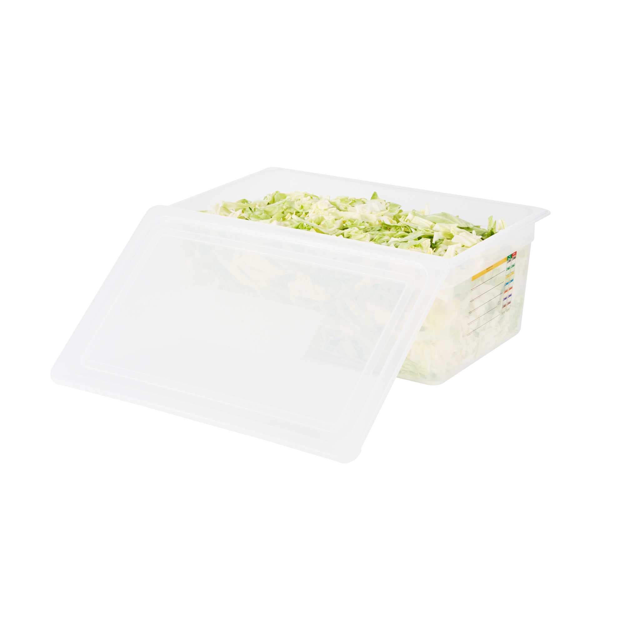 Met Lux Rectangle Clear Polypropylene Lid - Fits Full Size Pan - 20 3/4" x 13" - 1 count box