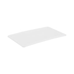 Met Lux Rectangle Clear Polypropylene Lid - Fits Full Size Pan - 20 3/4