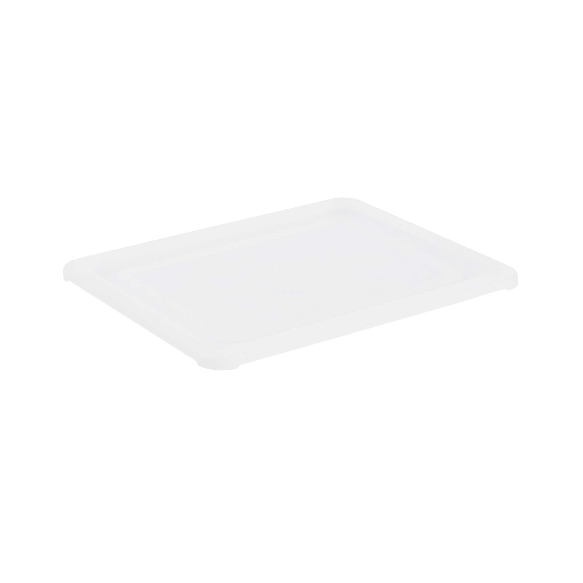 Met Lux Rectangle Clear Polypropylene Lid - Fits Half Size Pan - 12 3/4" x 10 1/2" - 1 count box