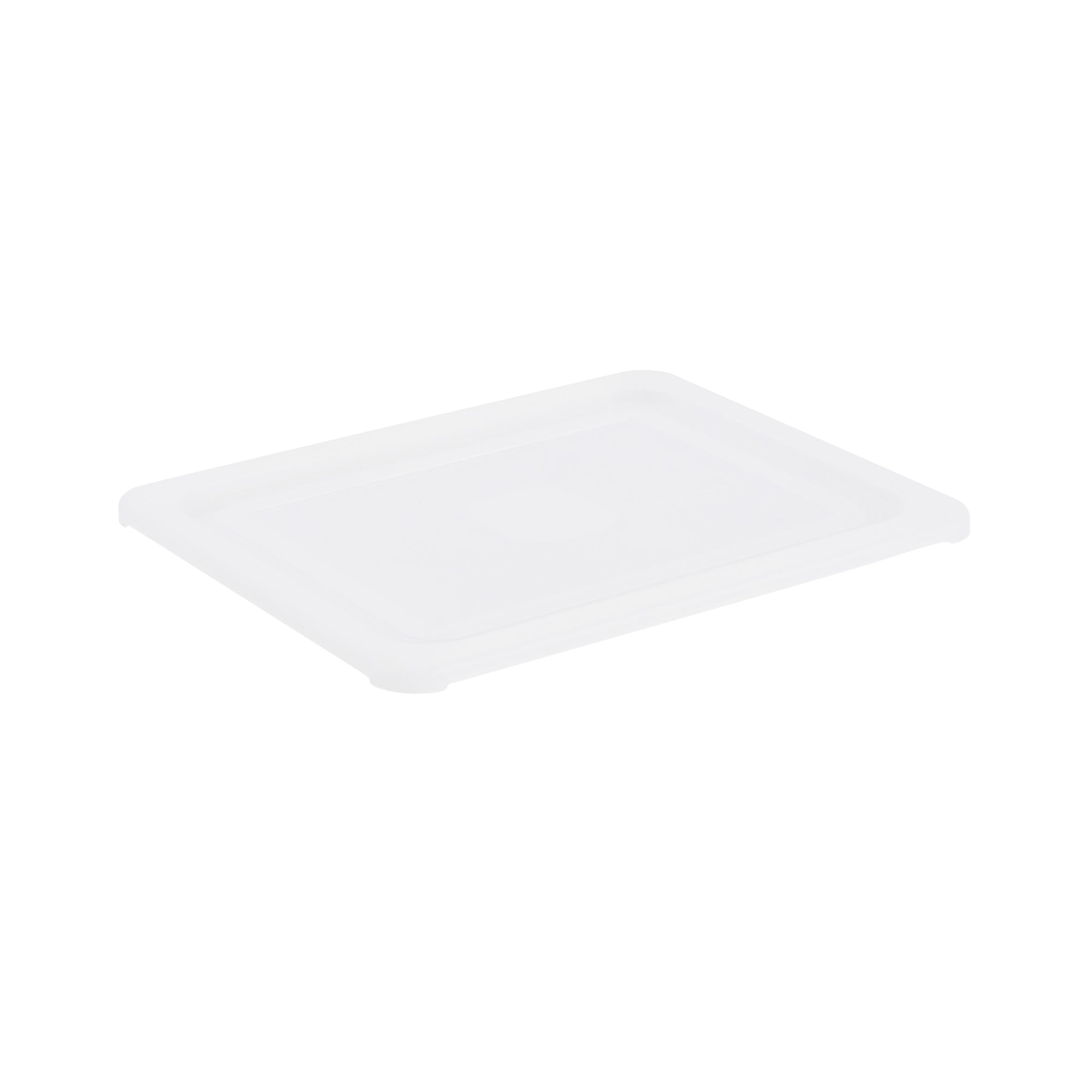 Met Lux Rectangle Clear Polypropylene Lid - Fits Half Size Pan - 12 3/4" x 10 1/2" - 10 count box