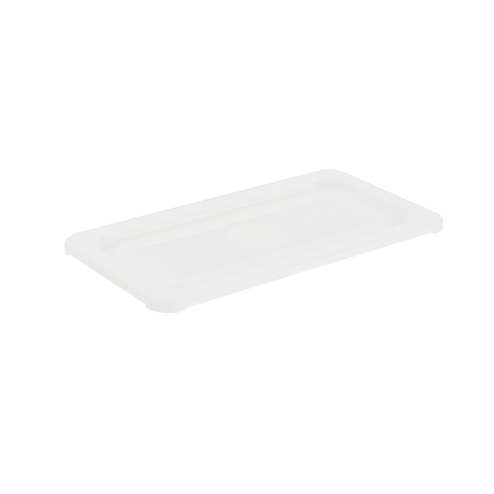 Met Lux Rectangle Clear Polypropylene Lid - Fits 1/3 Size Food Pan - 12 3/4" x 7" - 10 count box
