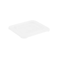 Met Lux Square Clear Polypropylene Lid - Fits 1/6 Size Food Pan - 7