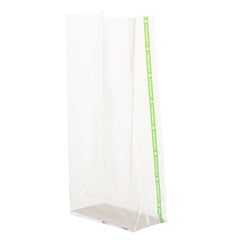 Basic Nature Clear Plastic Gusset Bag - Compostable, Paper Insert, Heat Sealable - 5
