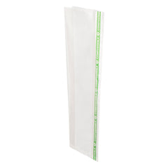 Basic Nature Clear Plastic Gusset Bag - Compostable, High Clarity, Heat Sealable - 3