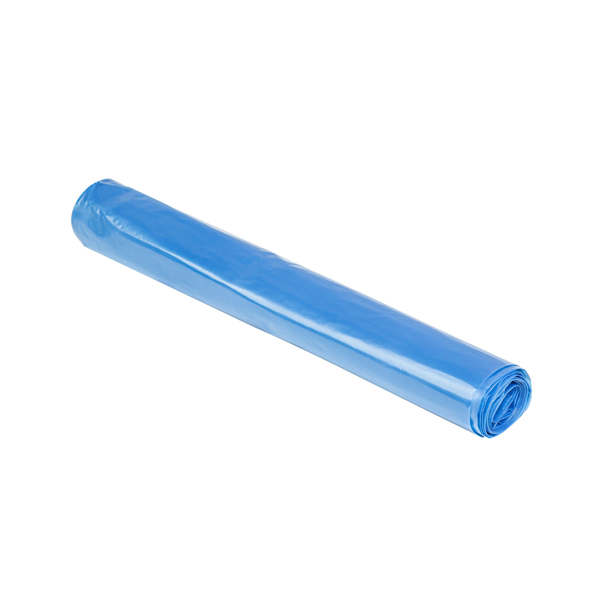 Clean Tek Professional 40 - 45 Gal Blue Plastic Recycling Trash Liner - Linear Low Density, 1.2 mil - 40" x 46" - 100 count box