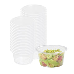 Basic Nature 2 oz Clear PLA Plastic Portion Cup - Compostable - 2000 count box