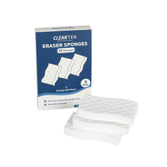 Clean Tek Professional Extra Power White Eraser Sponge - Textured - 4 1/2