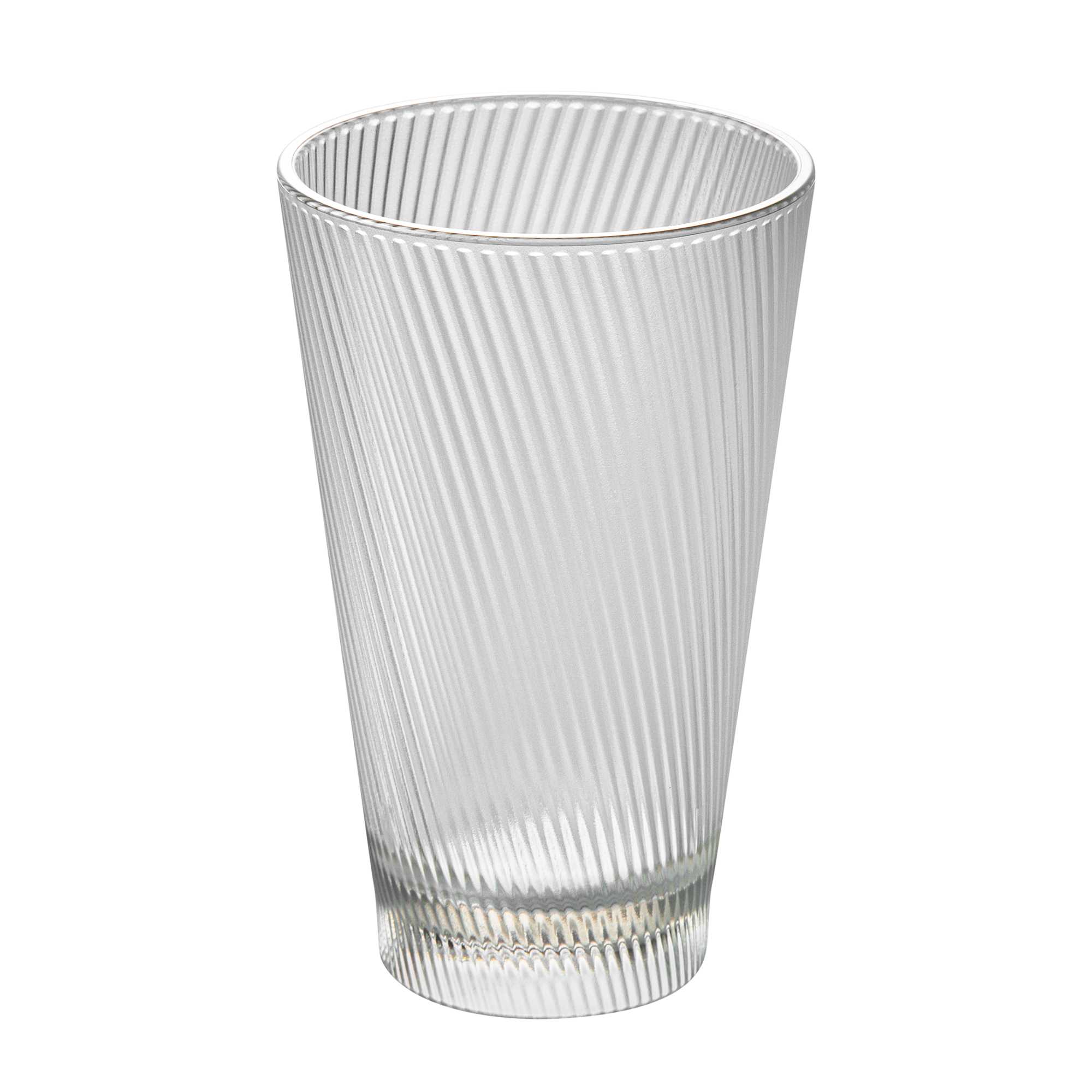Bev Tek 14 oz Clear SAN Plastic Tumbler - 6 count box