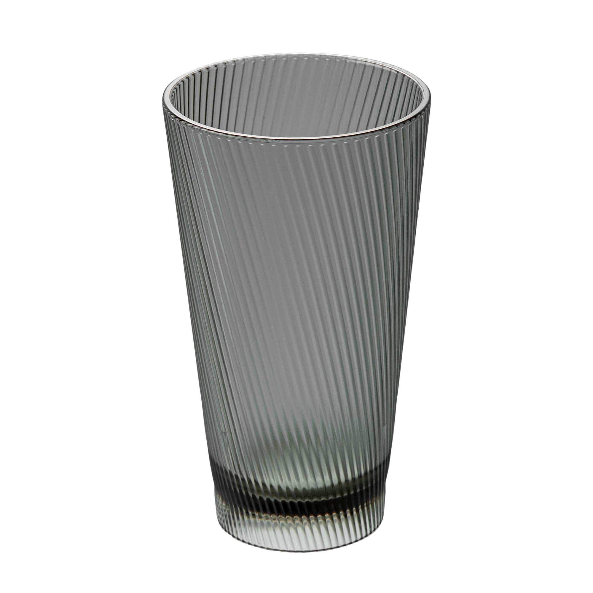 Bev Tek 16 oz Gray SAN Plastic Tumbler - 6 count box