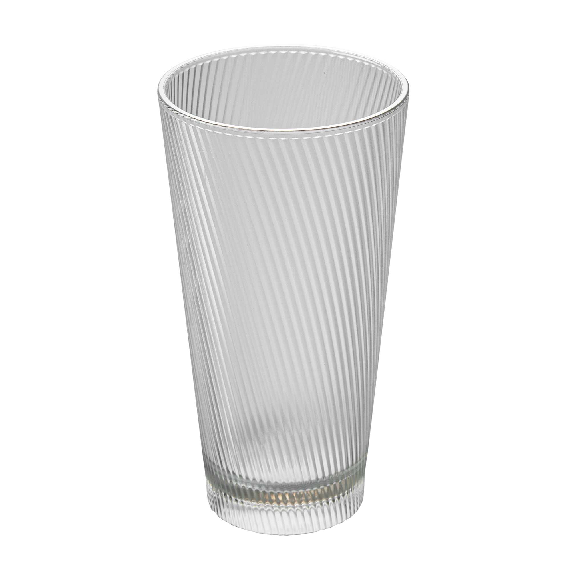 Bev Tek 20 oz Clear SAN Plastic Tumbler - 6 count box